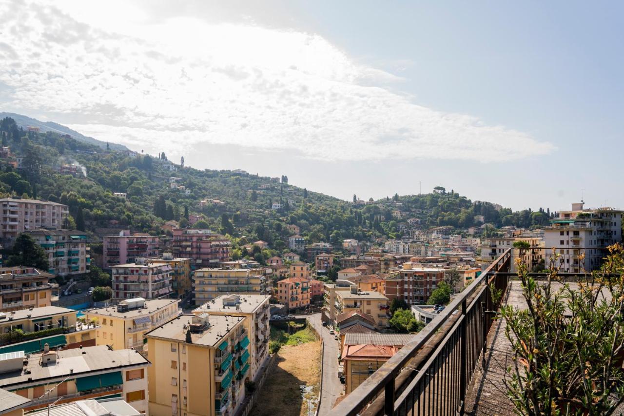073 - Casa Rapallo Con Attico Privato, 10 Minuti Mare Spiaggie A Piedi Εξωτερικό φωτογραφία