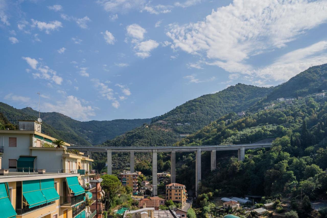 073 - Casa Rapallo Con Attico Privato, 10 Minuti Mare Spiaggie A Piedi Εξωτερικό φωτογραφία